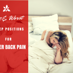 sleep positions for lower back pain